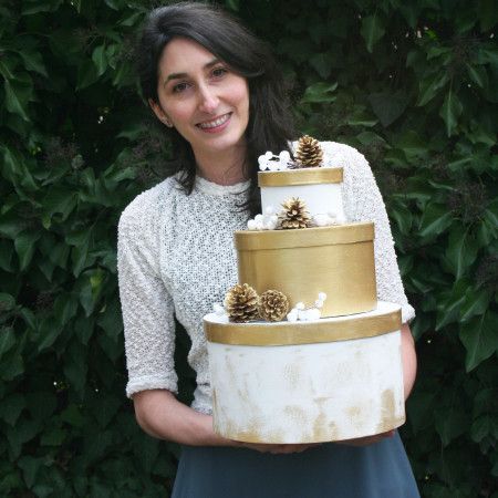 Tarta hucha boda. Manualidades para la boda. DIY