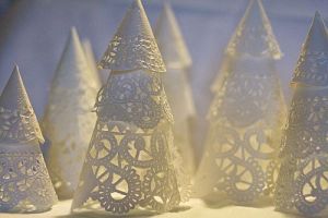 Diy. Doilies paper