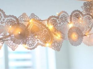 Navidad, doilies paper