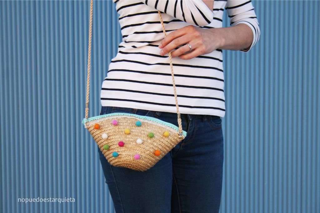 Cómo decorar tu bolso para el verano. DIY. Bolso verano