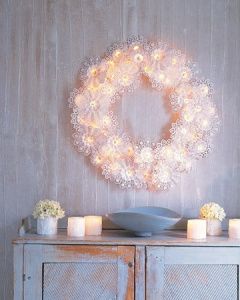 Blondas de papel para decorar en Navidad