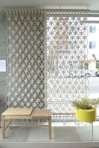 Cortina macramé