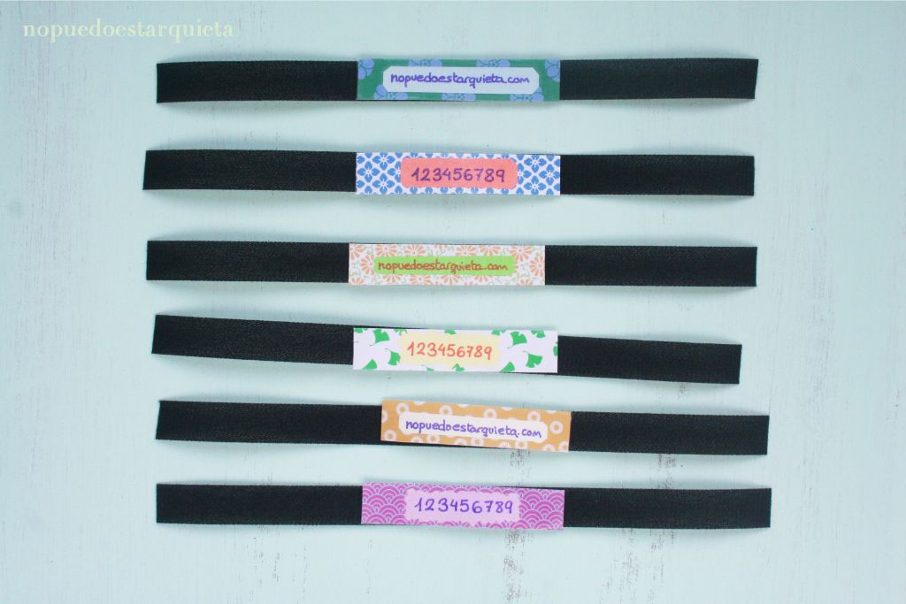 Cómo hacer pulseras identificativas para niños. Manualidades. Diy