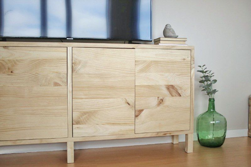 Mueble tv madera DIY