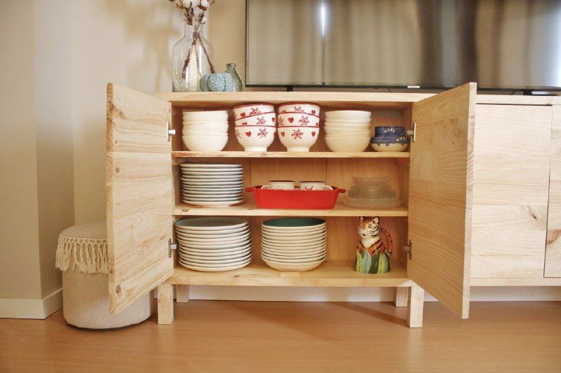 Mueble tv madera DIY