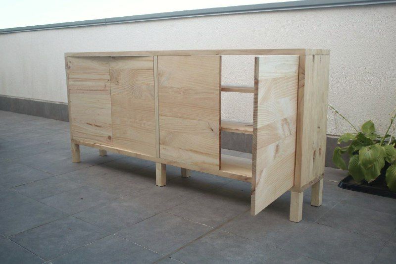 Mueble tv madera DIY