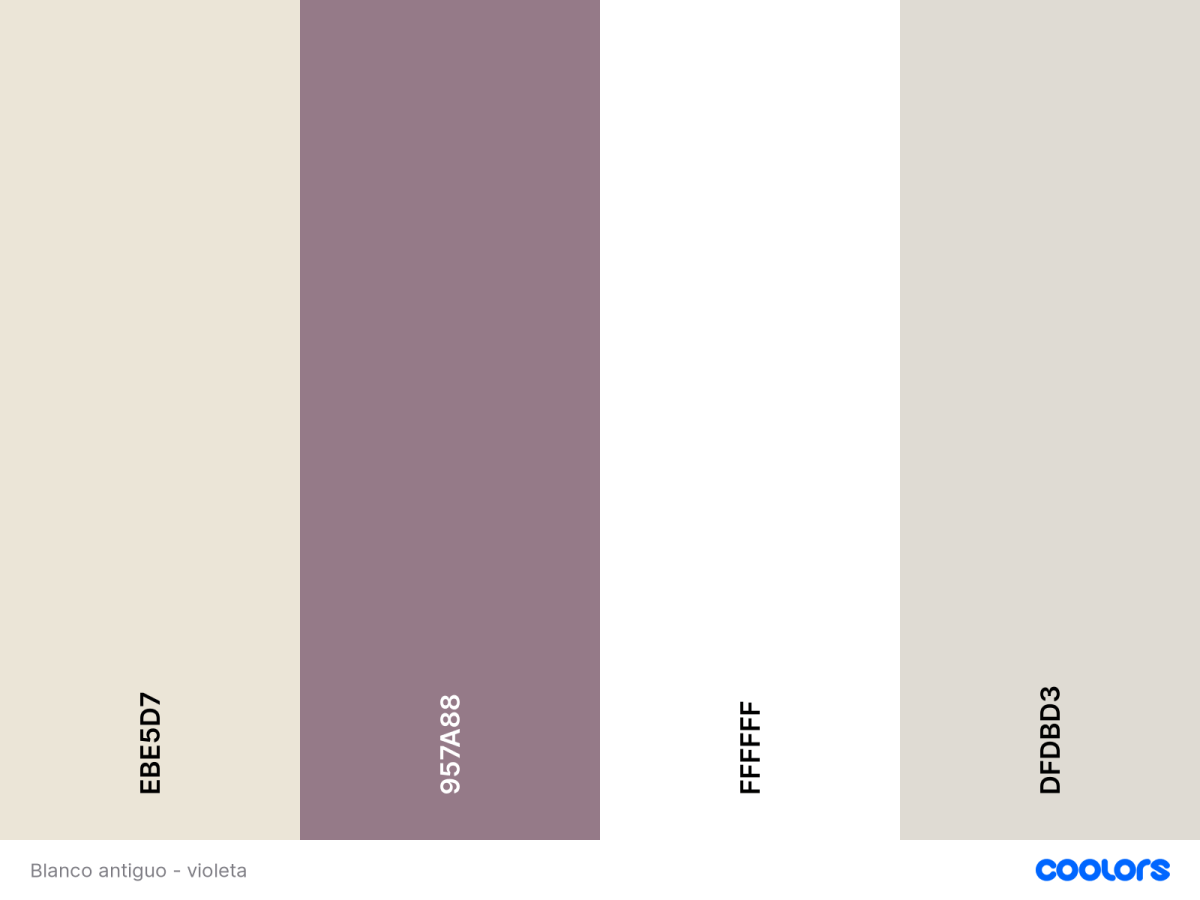 combinar blanco neutro violetas