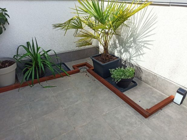 decorar terraza piedra blanca