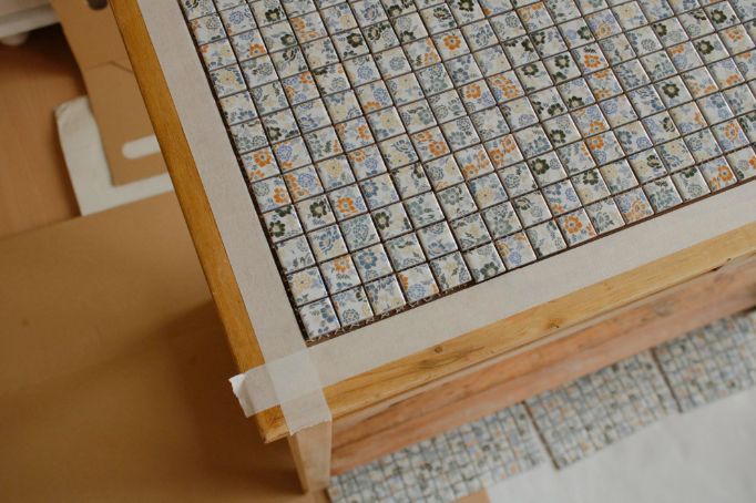 colocar malla de azulejos